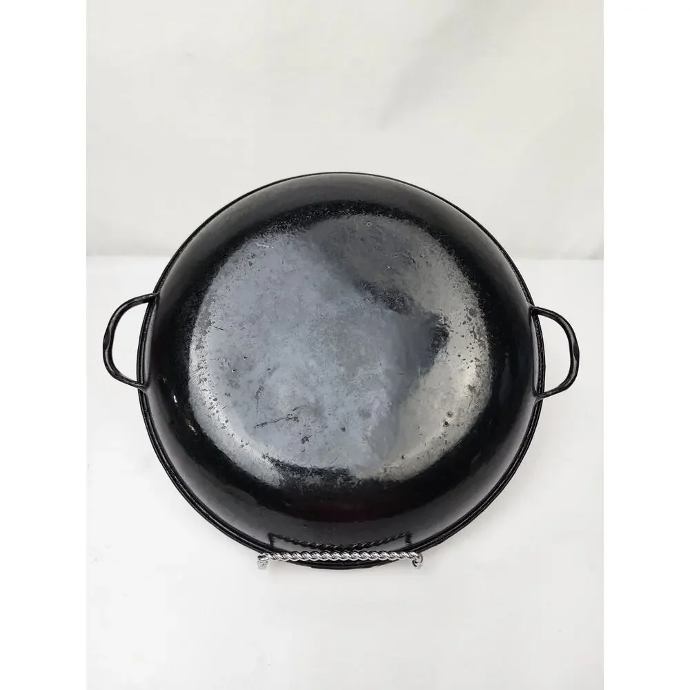 Graniteware Enamel Rustic Rooster 2 Handle Pan Decorative 10” x 1.5